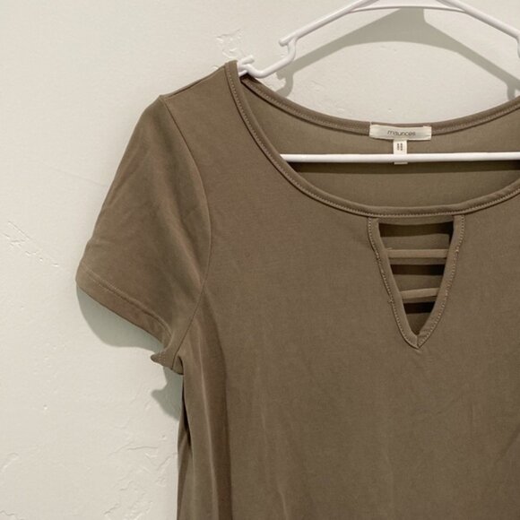 Maurices Brown Shirt - Picture 1 of 7
